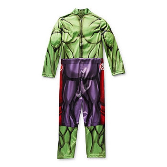 Disney Collection Hulk Roleplay Boys Dress Up Halloween Costume | NEW/NWT!!💚💚 - Picture 3 of 7